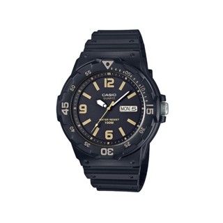 CASIO นาฬิกาข้อมือ CASIO รุ่น MRW-200H-1B3VDF วัสดุเรซิ่น สีดำ