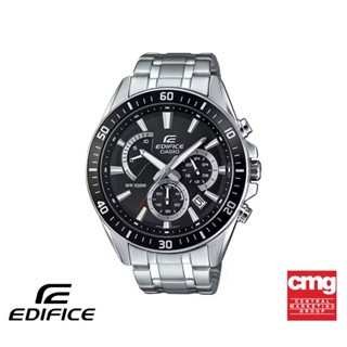 CASIO นาฬิกาข้อมือผู้ชาย EDIFICE รุ่น EFR-552D-1AVUDF วัสดุสเตนเลสสตีล สีดำ