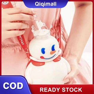 Ton Cupมัลติฟังก์ชั่น่ารักSnow Kingถ้วยฟางที่ไม่ซ้ำกันสำหรับเด็กและผู้ใหญ่อเนกประสงค์Ton Ton Cupมีสไตล์ถ้วยฟางแบบใช้ซ้ำได้กลางแจ้งที่มีเสน่ห์เย็นการเดินทางสะดวกอินเทรนด์ &amp;#39;QIQI