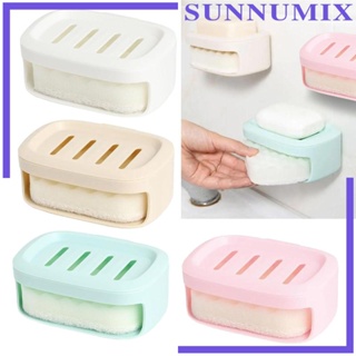 [Sunnimix] ถาดใส่สบู่ ระบายน้ํา สองชั้น แบบพกพา ถอดออกได้ สําหรับตกแต่งอ่างล้างจาน อ่างอาบน้ํา ห้องน้ํา