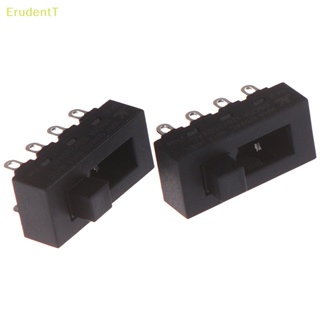 [ErudentT] สวิตช์สไลด์ 12A 250V 3 ตําแหน่ง 8 Pin LQ-103H 2 ชิ้น [ใหม่]