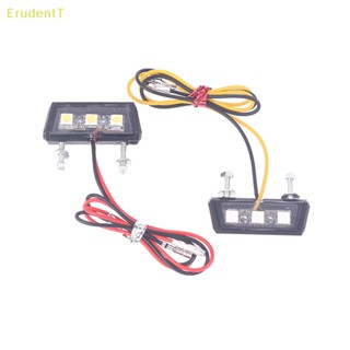 [ErudentT] ไฟท้ายพลาสติก LED 12V สีขาว สําหรับรถจักรยานยนต์ [ใหม่]