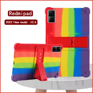 เคสซิลิโคนนิ่ม พร้อมขาตั้ง ปรับได้ เป็นมิตรกับเด็ก สําหรับ Xiaomi RedMi Pad SE 11 2023 Pad 10.61 นิ้ว 2022 Xiaomi Pad 6 6 Pro Pad 5 5 Pro 11 นิ้ว 2023