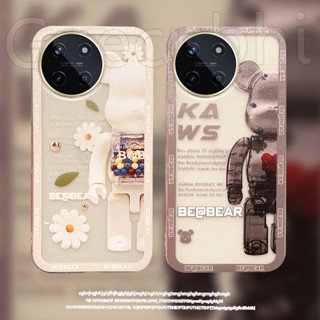 เคสโทรศัพท์มือถือ ซิลิโคนนิ่ม แบบใส ลายหมี สําหรับ Realme 11 NFC 4G Realme11 5G Realme 11 Pro Realme11 Pro+ 5G 2023 Realme 11 NFC