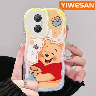 เคสโทรศัพท์มือถือแบบนิ่ม ใส กันกระแทก ลายการ์ตูนหมีน้ําผึ้ง สําหรับ Infinix Hot 20 Hot 20i Hot 20 Play Hot 30 Hot 30i Hot 30 Play