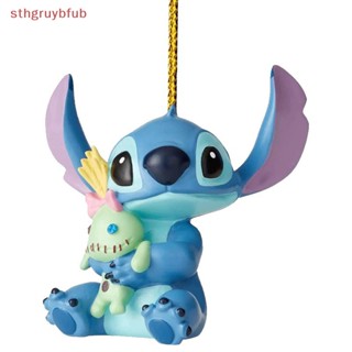 Sthb จี้ฟิกเกอร์อะคริลิค รูปการ์ตูนดิสนีย์ Lilo &amp; Stitch สําหรับตกแต่งต้นคริสต์มาส