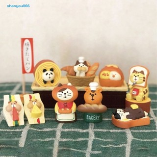 Syc- ฟิกเกอร์แมวจิ๋ว ญี่ปุ่น Zakka สําหรับตกแต่งบ้าน