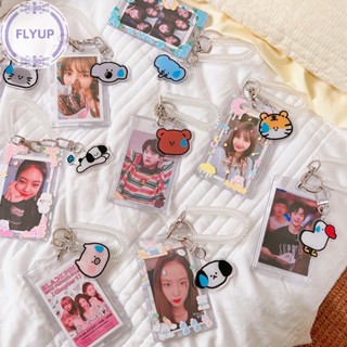 Flyup Kawaii ซองใส่โฟโต้การ์ด อะคริลิคใส ลายศิลปินเกาหลี ไอดอล รูปภาพ เครื่องเขียน TH