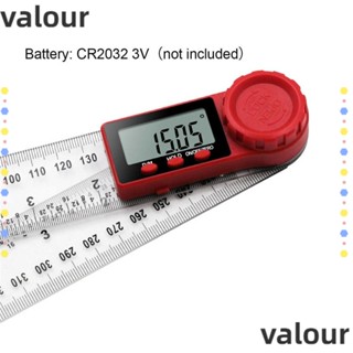 Valour ไม้โปรแทรกเตอร์วัดระดับ หน้าจอ LCD แบบพกพา พับได้