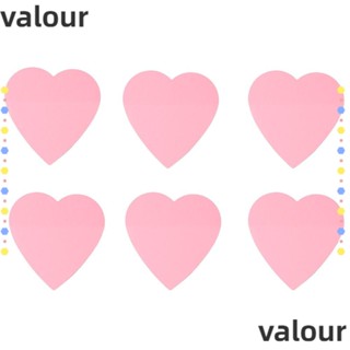 Valour กระดาษโน้ต แบบโปร่งแสง สีชมพู สําหรับสํานักงาน 6 แพ็ก