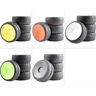 RC 9071-6086 Grip Tires insert sponge &amp; Wheel 4PCS For HSP 1/10 1:10 Touring Car