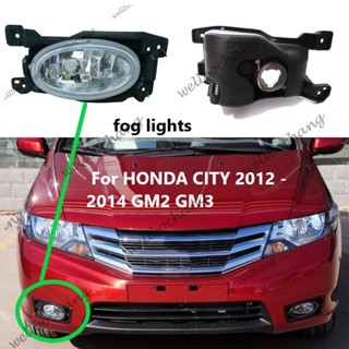 โคมไฟตัดหมอก กันชนหน้า ซ้าย ขวา สําหรับ HONDA CITY 2012 2013 2014 GM2 GM3 oe number:33950-TM4-H11 33900-TM4-H11