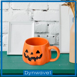 [Dynwave1] แก้วกาแฟเซรามิค รูปฟักทอง เหมาะกับเทศกาลฮาโลวีน สําหรับผู้หญิง