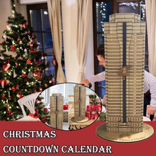 Christmas Die Hard Advent Calendar Wooden Craft Countdown Wooden Ornament