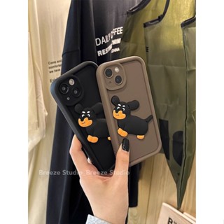 เคสโทรศัพท์มือถือ กันตก ป้องกัน ลายการ์ตูนสุนัข ไส้กรอก สามมิติ สําหรับ Apple Iphone 15promax 14 13 12 11 15pro 14