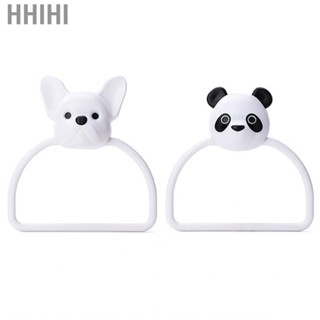 Hhihi Wall Mounted Towel Ring   Free Cartoon Hanging Rack for Bathroom