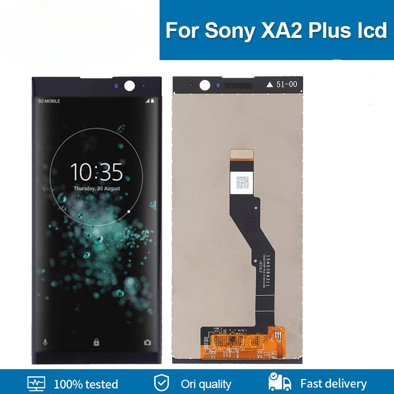 อะไหล่หน้าจอสัมผัส LCD 6.0 นิ้ว สําหรับ SONY Xperia XA2 Plus