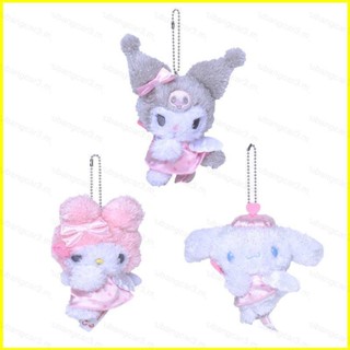 พวงกุญแจ จี้ตุ๊กตา Sanrio Angel Kuromi Meledy Cinnamoroll เหมาะกับของขวัญ สําหรับเด็กผู้หญิง