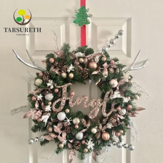 Tarsureth ตะขอแขวนพวงหรีด สร้างสรรค์ เหนือประตู ตกแต่งบ้าน คริสต์มาส 3 ชิ้น