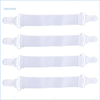 Va คลิปหนีบผ้าปูที่นอน แบบยืดหยุ่น 4 ชิ้น