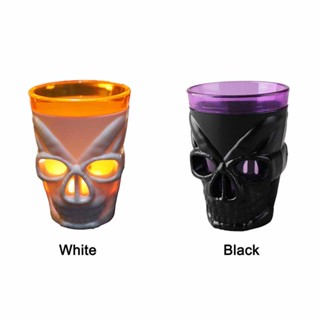 halloween LED Flashing Glowing Light-up Wine Glass Cup Mug Party