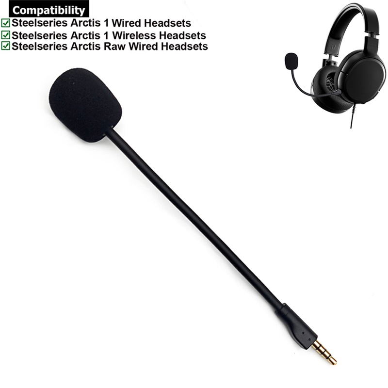 สายบูมไมโครโฟน 3.5 มม. แบบเปลี่ยน สําหรับหูฟังเกมมิ่ง SteelSeries Arctis 1