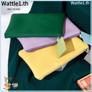 Wttle กระเป๋าเครื่องสําอาง แบบพกพา สีแคนดี้ สไตล์สร้างสรรค์