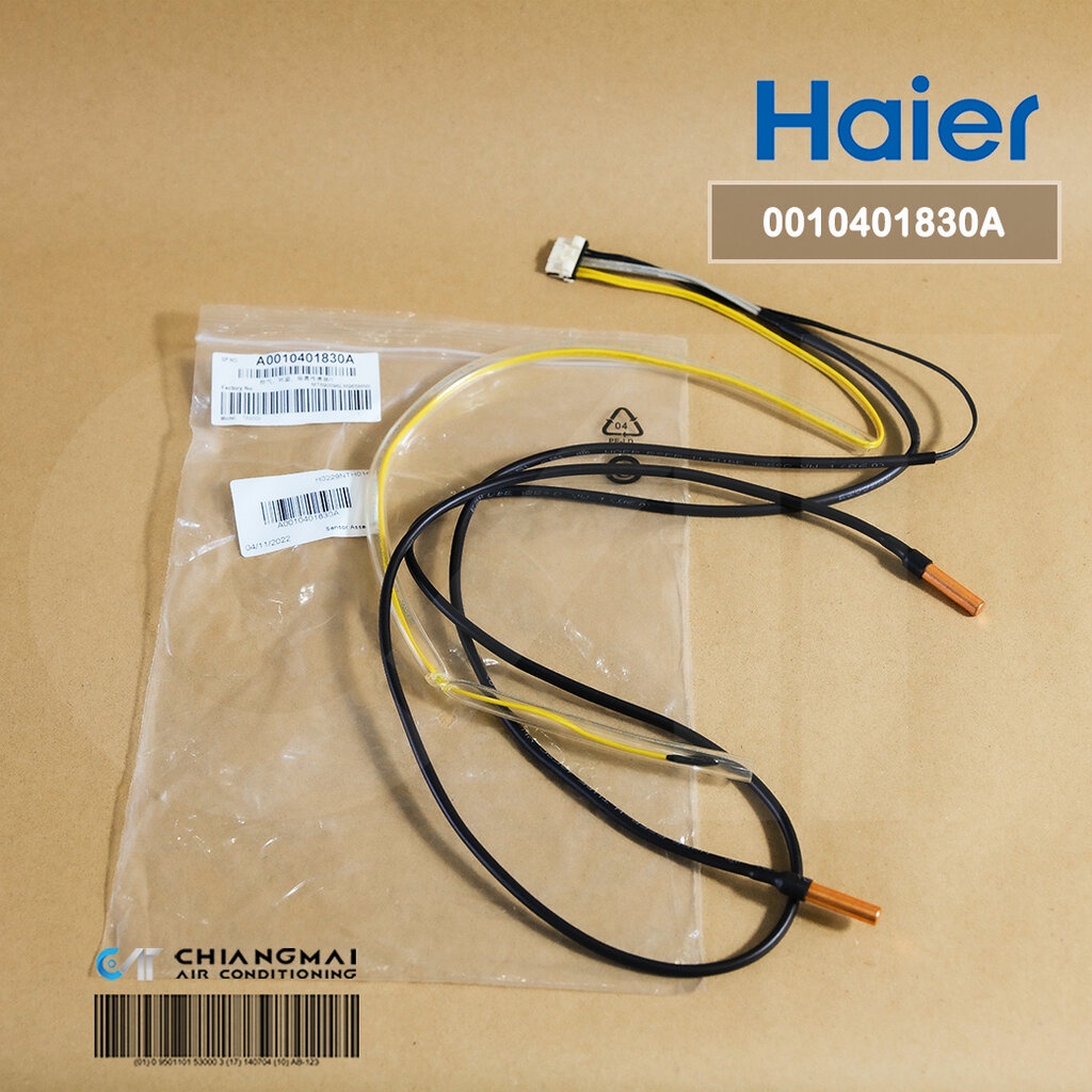 0010401830A เซ็นเซอร์แอร์ Haier เซ็นเซอร์แอร์ไฮเออร์ (คอยล์ร้อน) รุ่น HSU-18VFA03TC, HSU-18VFB03TC