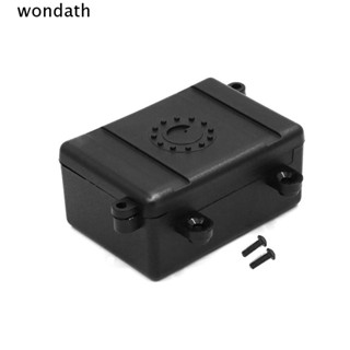 Wonda กล่องอุปกรณ์อิเล็กทรอนิกส์ กันน้ํา สําหรับรถไต่หินบังคับ Axial SCX10 III 90046 1/10 2 ชิ้น