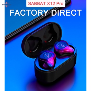 Vip SABBAT X12pro ชุดหูฟังอินเอียร์ บลูทูธไร้สาย 5.0 คุยได้ สําหรับเล่นกีฬา