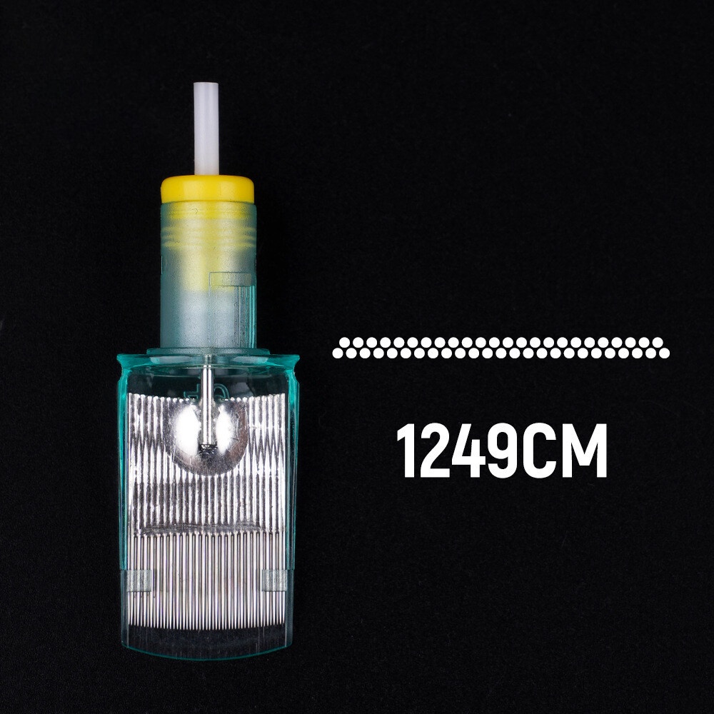 Aurora II ตลับหมึก แมกนัม ทรงโค้ง ขนาดใหญ่ สําหรับสัก 10 ชิ้น#12= 0.35 มม