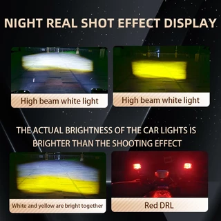 Motowolf ไฟสปอตไลท์ LED พรีเมี่ยม สําหรับติดด้านหน้ารถมอเตอร์ไซค์ MDL5004