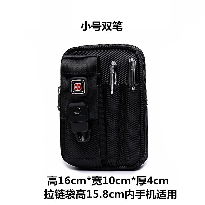 Swiss Army Knife กระเป๋าคาดเอว ผ้าแคนวาส กันน้ํา อเนกประสงค์ 20 ซม. 21.6 ซม. สําหรับใส่โทรศัพท์มือถือ - รูปที่ 7