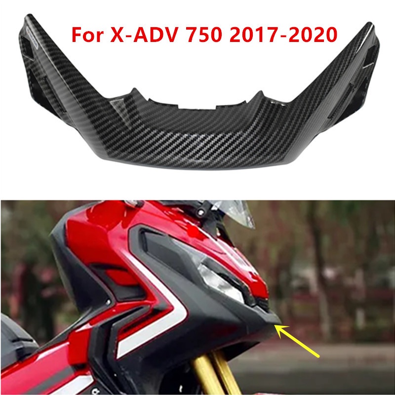 สําหรับ Honda X-ADV XADV 750 V1 2017-2020 ด้านหน้า Beak Nose Extension Fender Extender ฝาครอบชุดตัวถัง