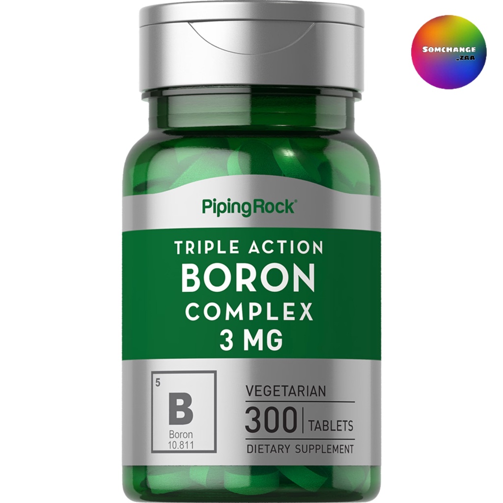 Triple Action Boron Complex 3 mg. (300 เม็ด) โบรอน เสริมสร้างมวลกระดูก