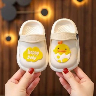 พร้อมส่ง รองเท้าเเตะสำหรับเด็ก วัสดุเป็นยางนิ่ม นุ่ม ใส่สบาย