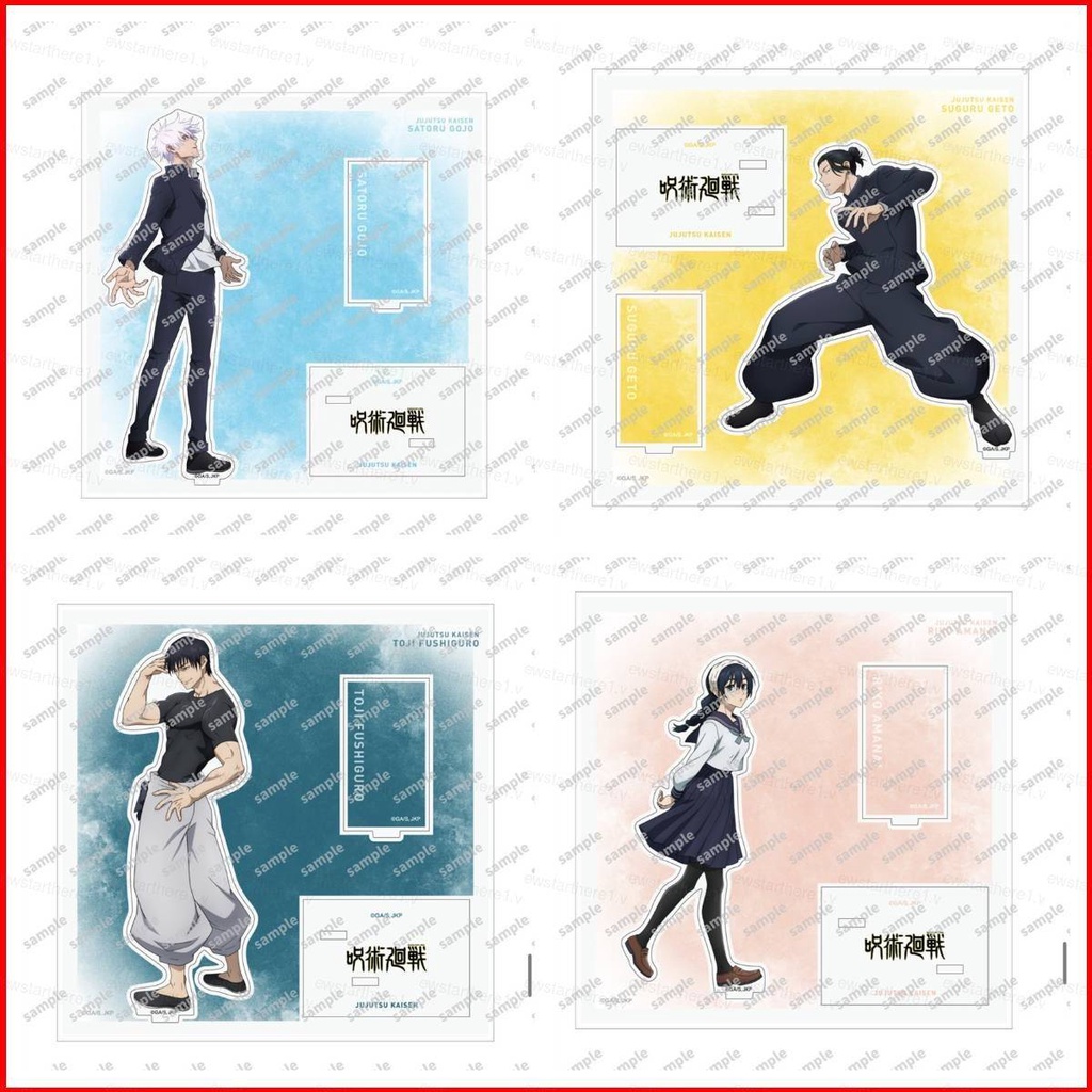 Ere1 โมเดลฟิกเกอร์อะคริลิค รูปอนิเมะ Jujutsu Kaisen Gojo Satoru Geto Suguru Amanai Riko สําหรับตกแต่งบ้าน