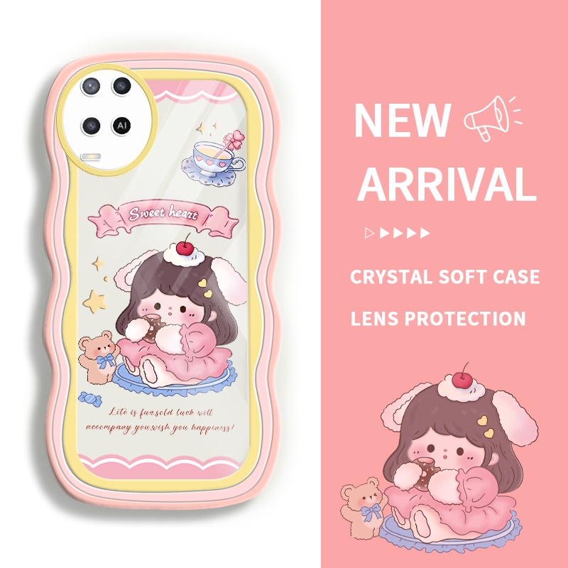 Softcase สําหรับOppo A54 A57 4G A57S A57E A77 A77sสําหรับOnePlus Nord N20 SE A55 A53 2020 A53s 4G A1