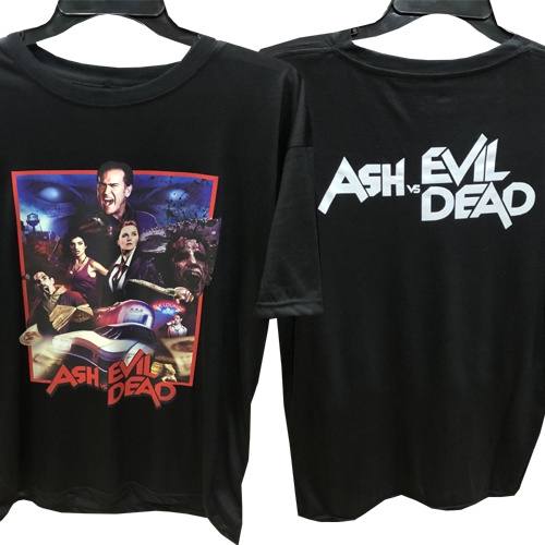 ความร้อน Katun เสื้อยืด ผ้าฝ้าย ลาย Ash VS Evil Dead ยุค 30s