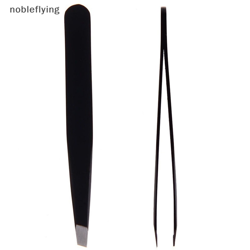 Nf แหนบกันคิ้ว แบบมืออาชีพ ผมเอียง ความงาม ผู้หญิง ความงาม แต่งหน้า สีดํา ขายดี nobleflying