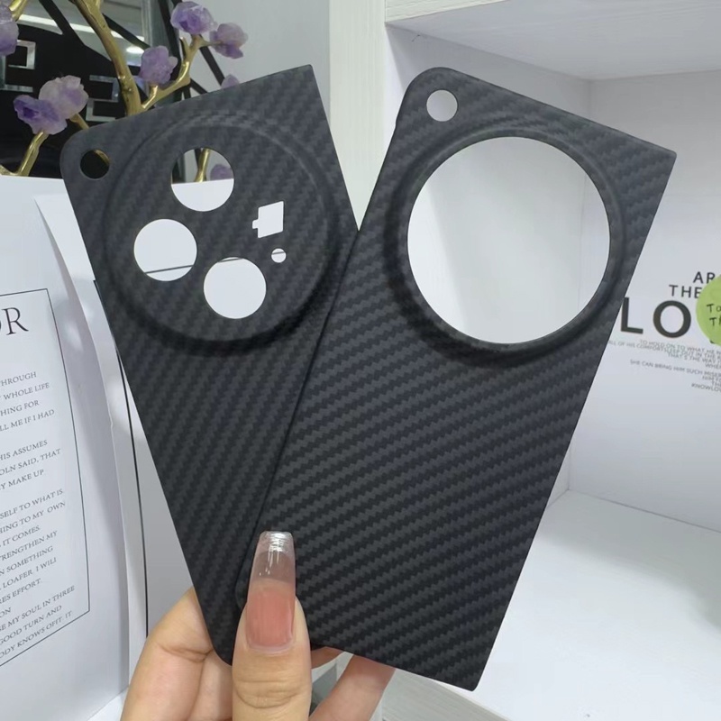 สําหรับ OPPO Find N3, OnePlus เคสเปิด ELVEV ธุรกิจ เคฟล่าแท้ อารามิด ไฟเบอร์ TPU บางเฉียบ ป้องกันลายนิ้วมือ ฝาหลัง