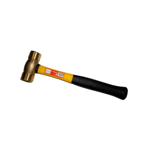 good.garden29-HUMMER ค้อนทองเหลืองด้ามไฟเบอร์ รุ่น ZH0060 1ปอนด์ ยอดขายอันดับ1