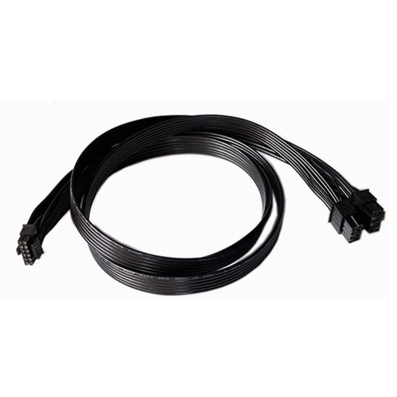 BTM 16AWG 12VHPWR PCIE5 0 2x8pin to16Pin 12+4P ชาย 90° สายไฟต่อสายไฟ