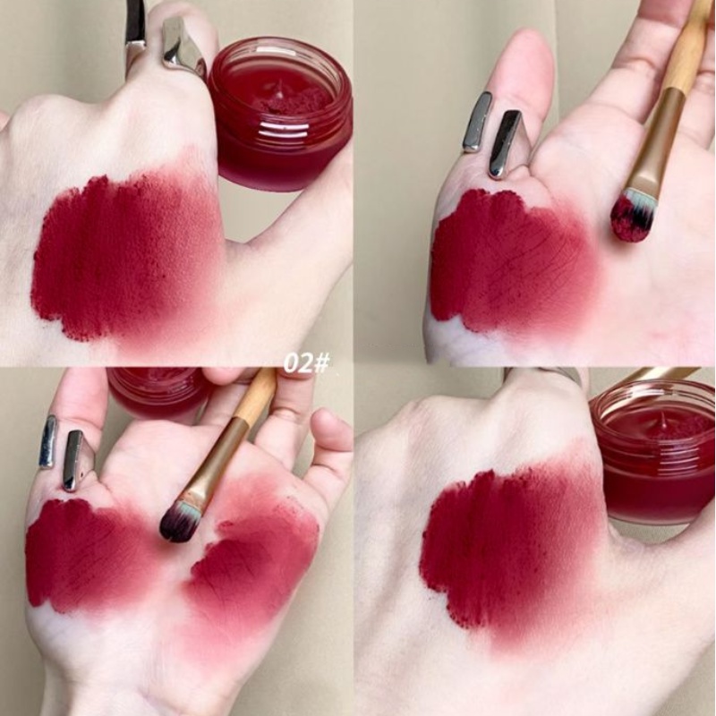 Pinkcoco ลิปสติก เนื้อแมตต์ พิมพ์ลายเสือดาว สีชมพู สําหรับนักเรียน