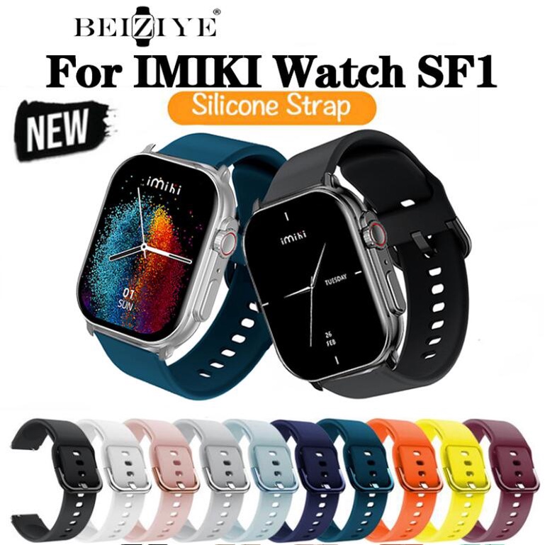 สายนาฬิกาข้อมือซิลิโคน แบบเปลี่ยน สําหรับ IMIKI Watch SF1 IMIKI Watch SF1