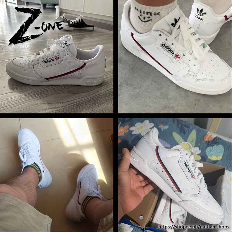 Adidas Continental 80 J Low Cut Skateboard Shoes For Men Women With Box