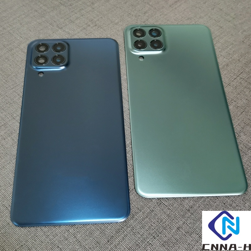 สําหรับ Samsung Galaxy M33 ฝาหลังแบตเตอรี่ฝาครอบด้านหลังเปลี่ยนเลนส์กล้อง Galaxy M33 M336B SM-M336B 