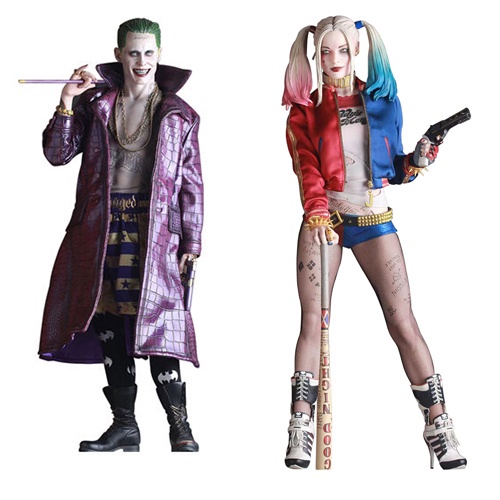 BFT 1:4 DC Suicide Squad Harley Quinn &amp; Joker Statue Action Figure ของเล่น PVC