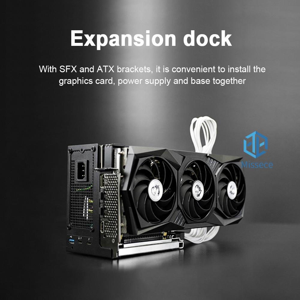 Th3p4g3 Thunderbolt แท่นวางการ์ดจอ GPU แล็ปท็อป เป็นการ์ดจอภายนอก สําหรับโน้ตบุ๊ก Macbook PD 60W 40G