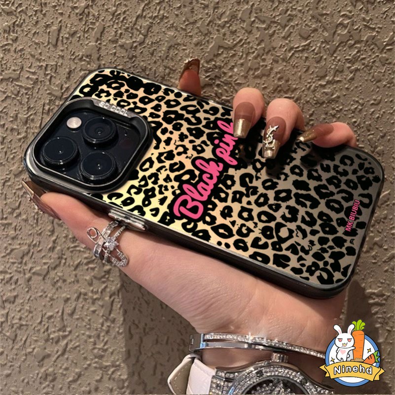 เคสโทรศัพท์มือถือ ป้องกัน ปิดด้านหลัง ป้องกันเลนส์กล้อง พิมพ์ลายเสือดาว สไตล์มินิมอล สําหรับ Samsung A14 A13 A12 A03 A04 A53 A52 A51 A54 A34 A50 A50S A30 A21S